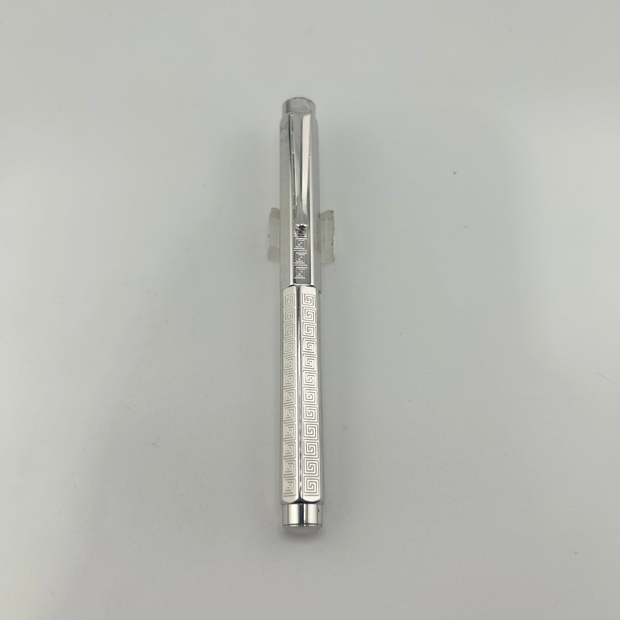 Caran D ache Ecridor Maya chrome Greek Pattern -  Fountain Pen circa 2005