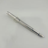 Caran D ache Ecridor Maya chrome Greek Pattern -  Fountain Pen circa 2005