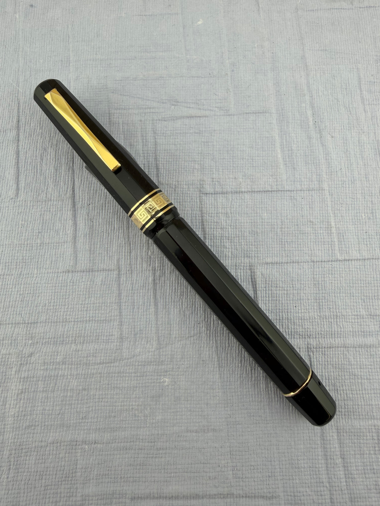 Omas Milord Black Circa 1970 Super Flex Nib *Extra Lucens* - Fountain Pen
