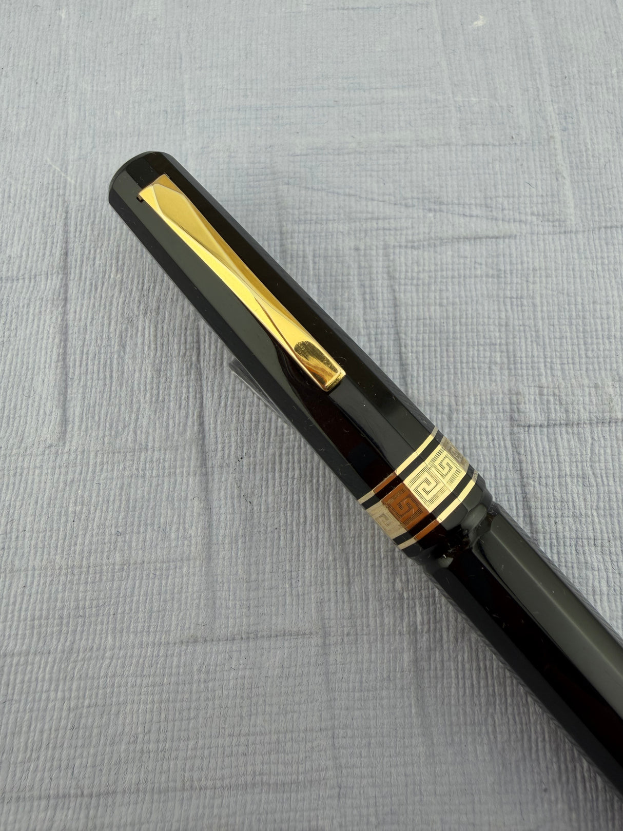 Omas Milord Black Circa 1970 Super Flex Nib *Extra Lucens* - Fountain Pen