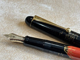 Pilot (NAMIKI) "Red Mont Fuji" Lacquer 14K M nib #10 - Fountain Pen circa 2005