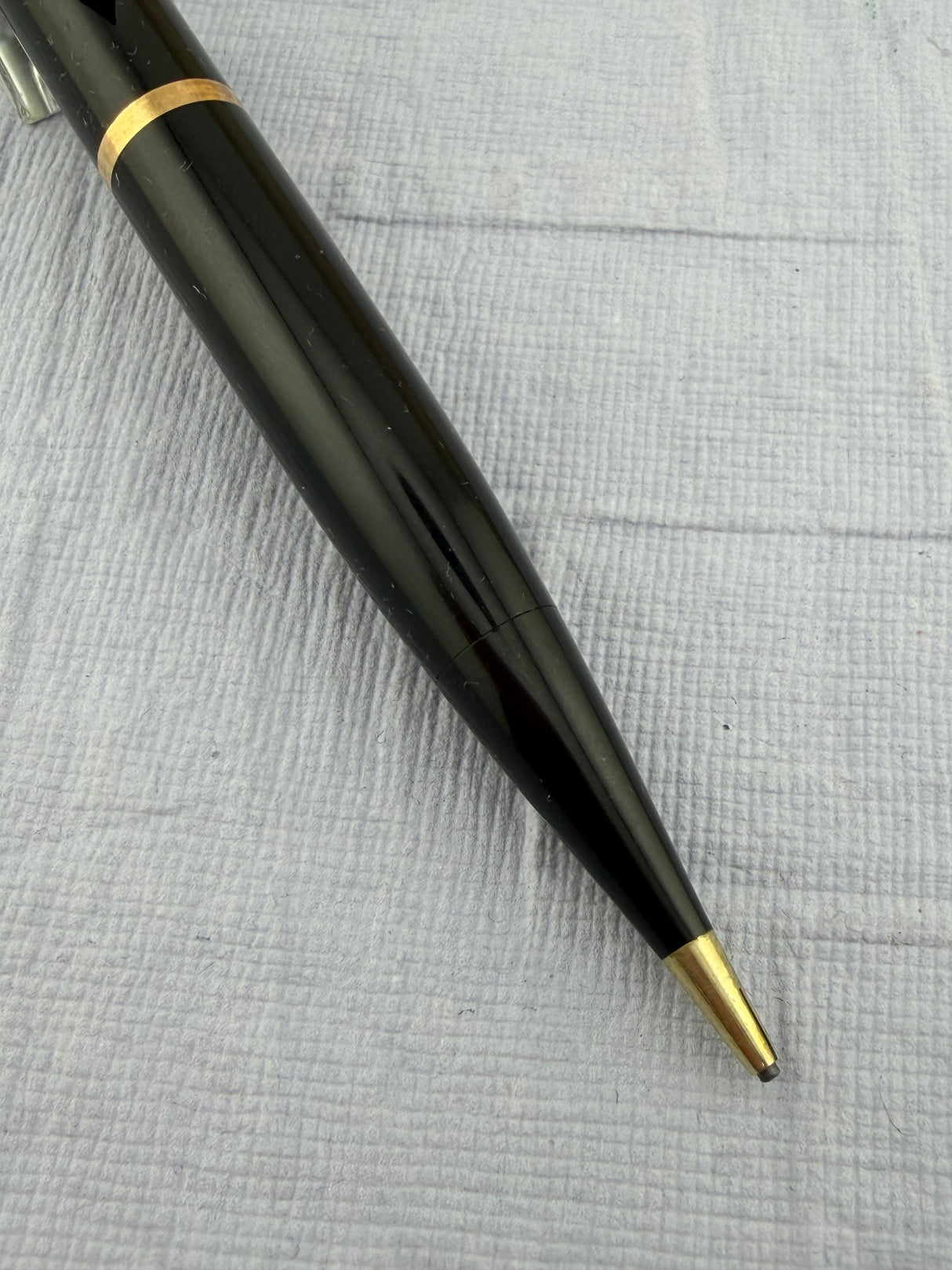 Montblanc 24 Black Hard Rubber Circa 1940 Repeater - Mechanical Pencil