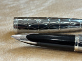 Waterman Carene Deluxe Contemporary Gunmetal with Silver Trim - Fountain Pen