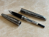 Waterman Carene Deluxe Contemporary Gunmetal with Silver Trim - Fountain Pen