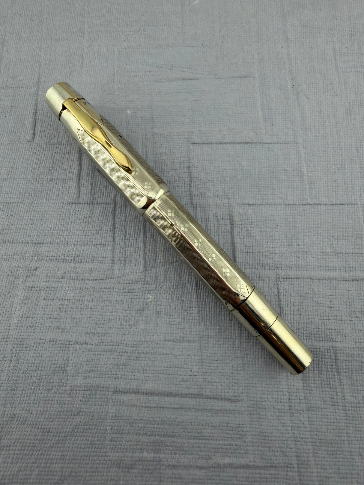 Montblanc 134 Custom Jeweler Silver Overlays - Fountain Pen