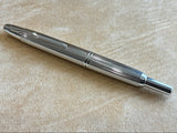 Pilot Capless Stripes Fountain Pen Metal Rhodium trim Silver