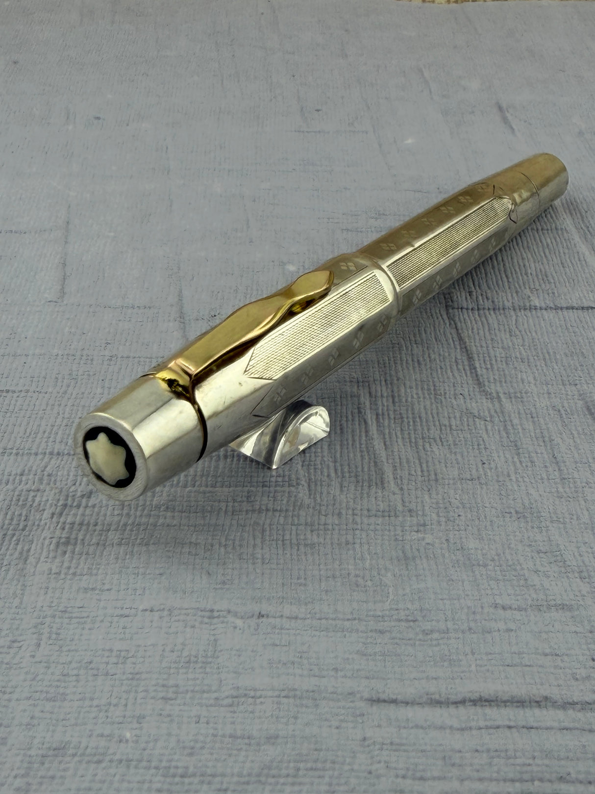 Montblanc 134 Custom Jeweler Silver Overlays - Fountain Pen