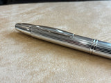 Pilot Capless Stripes Fountain Pen Metal Rhodium trim Silver