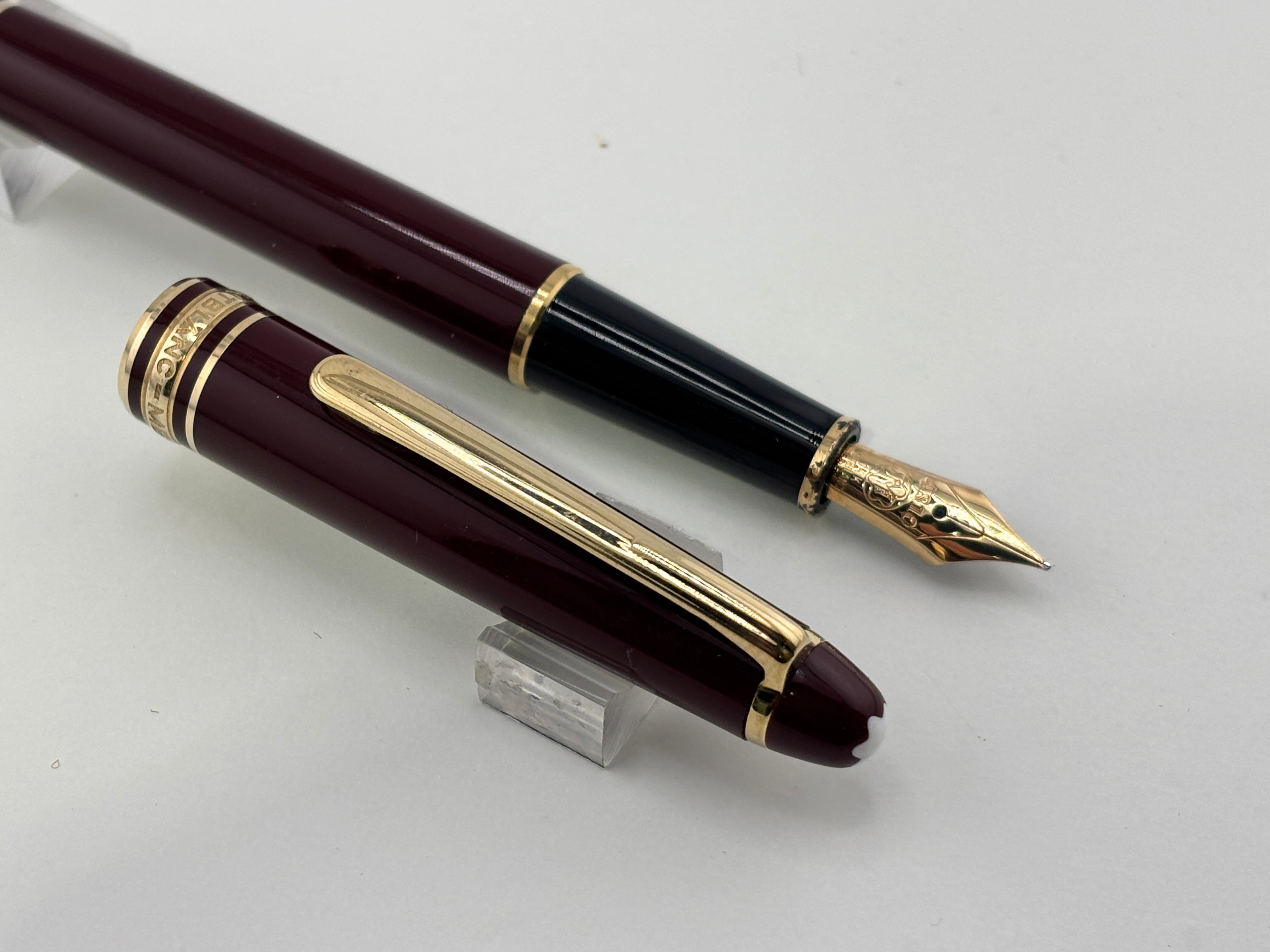 Montblanc 144 Burgundy Fountain Pen – Fountain Pen Hospital