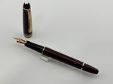 Montblanc 144 Burgundy Fountain Pen