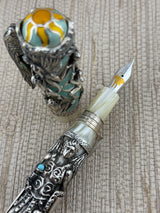 Montegrappa My Guardian Angel Limited Edition Fountain Pen - Medium 18kt Gold Nib (Circa 2014)