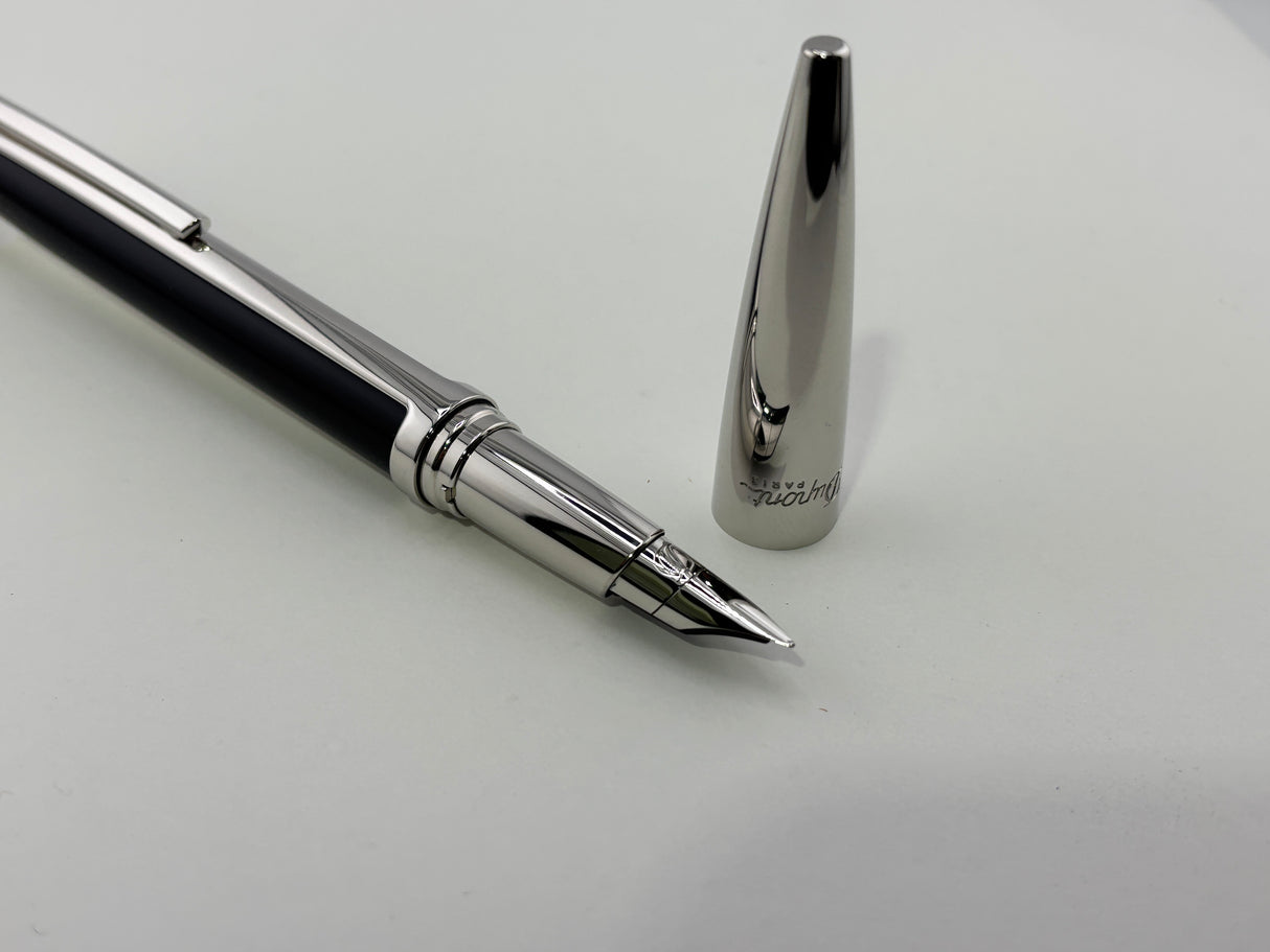 St Dupont Defi Black and Chrome Edition - Fountain Pen