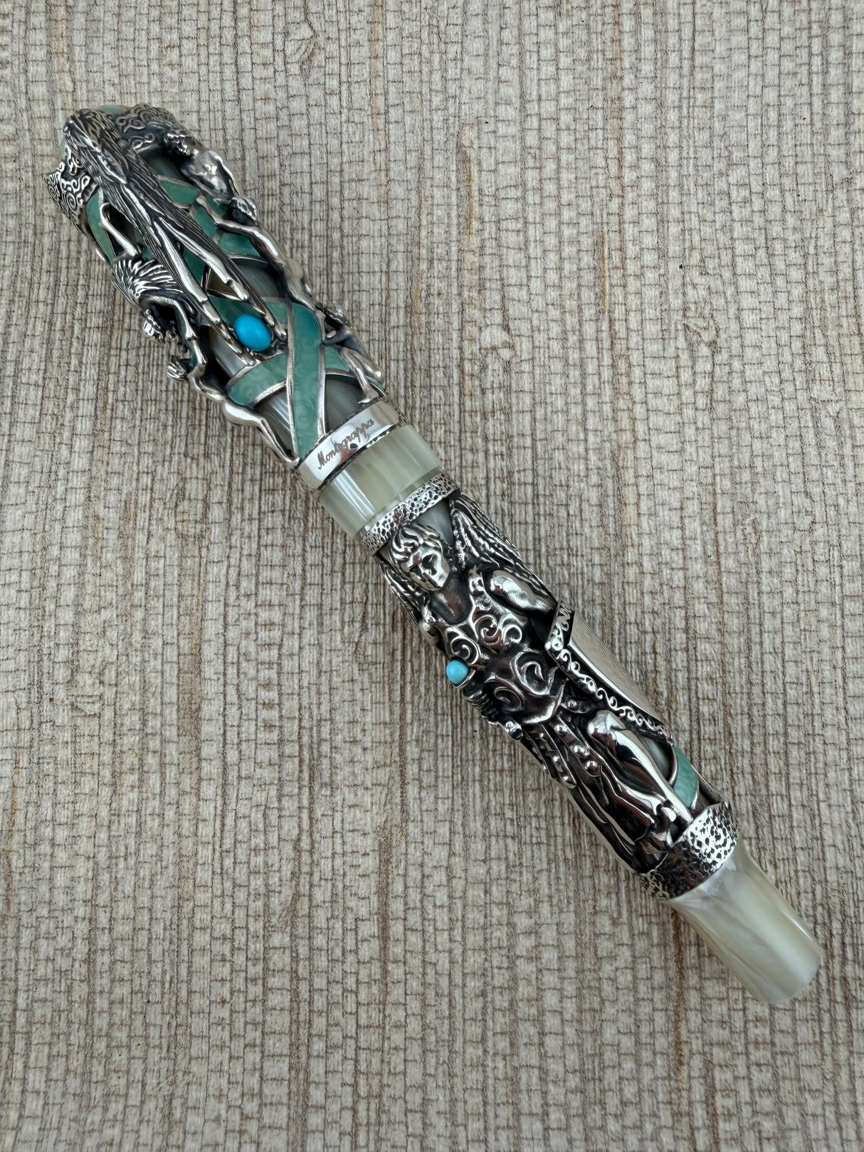 Montegrappa My Guardian Angel Limited Edition Fountain Pen - Medium 18kt Gold Nib (Circa 2014)
