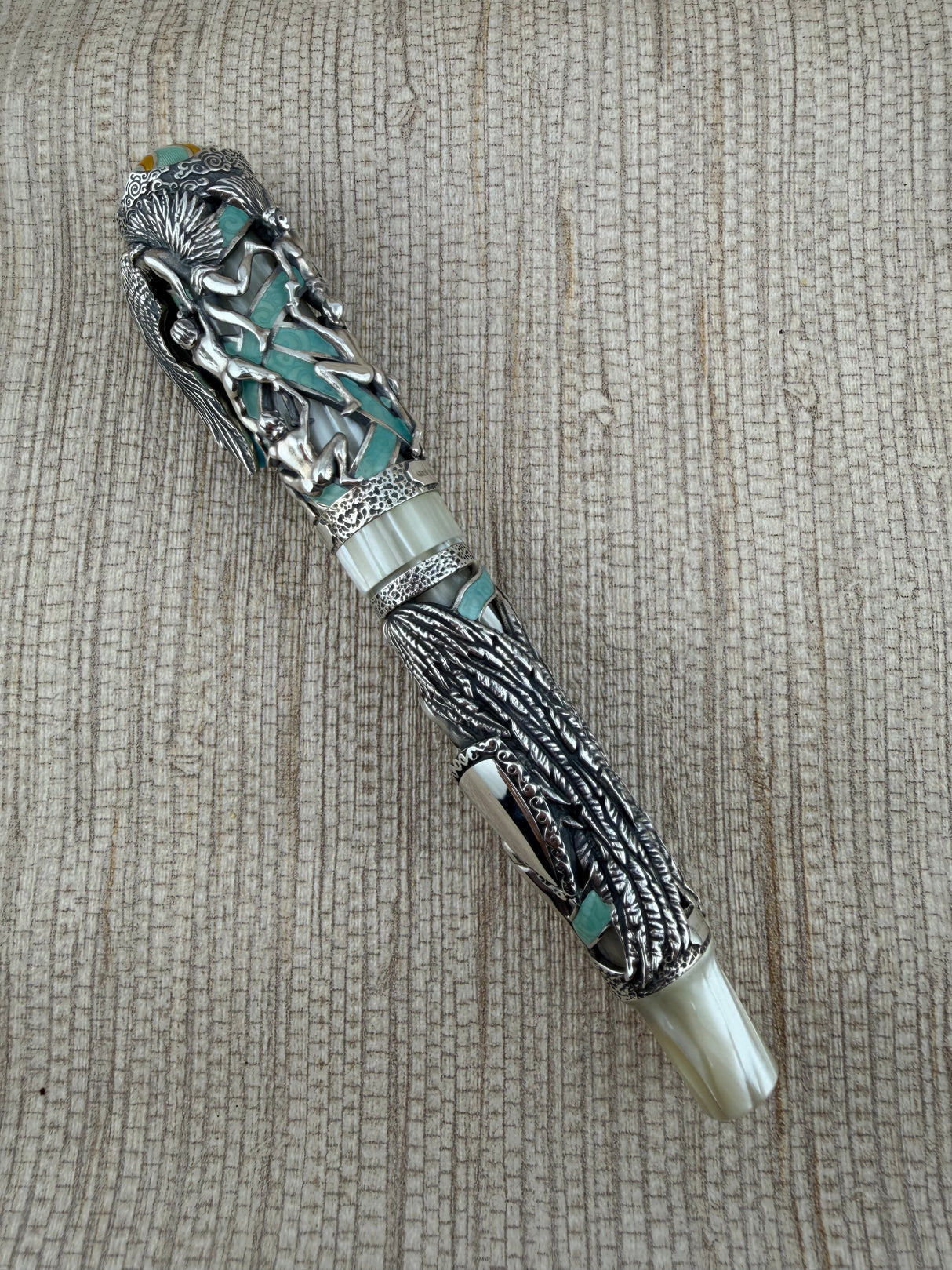 Montegrappa My Guardian Angel Limited Edition Fountain Pen - Medium 18kt Gold Nib (Circa 2014)