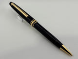 Montblanc Meisterstuck Black Classique Mechanical Pencil gold trim