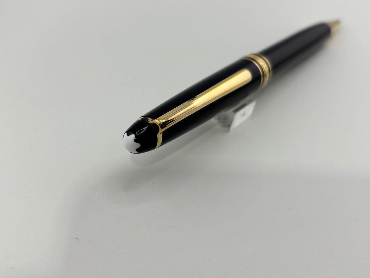 Montblanc Meisterstuck Black Classique Mechanical Pencil gold trim