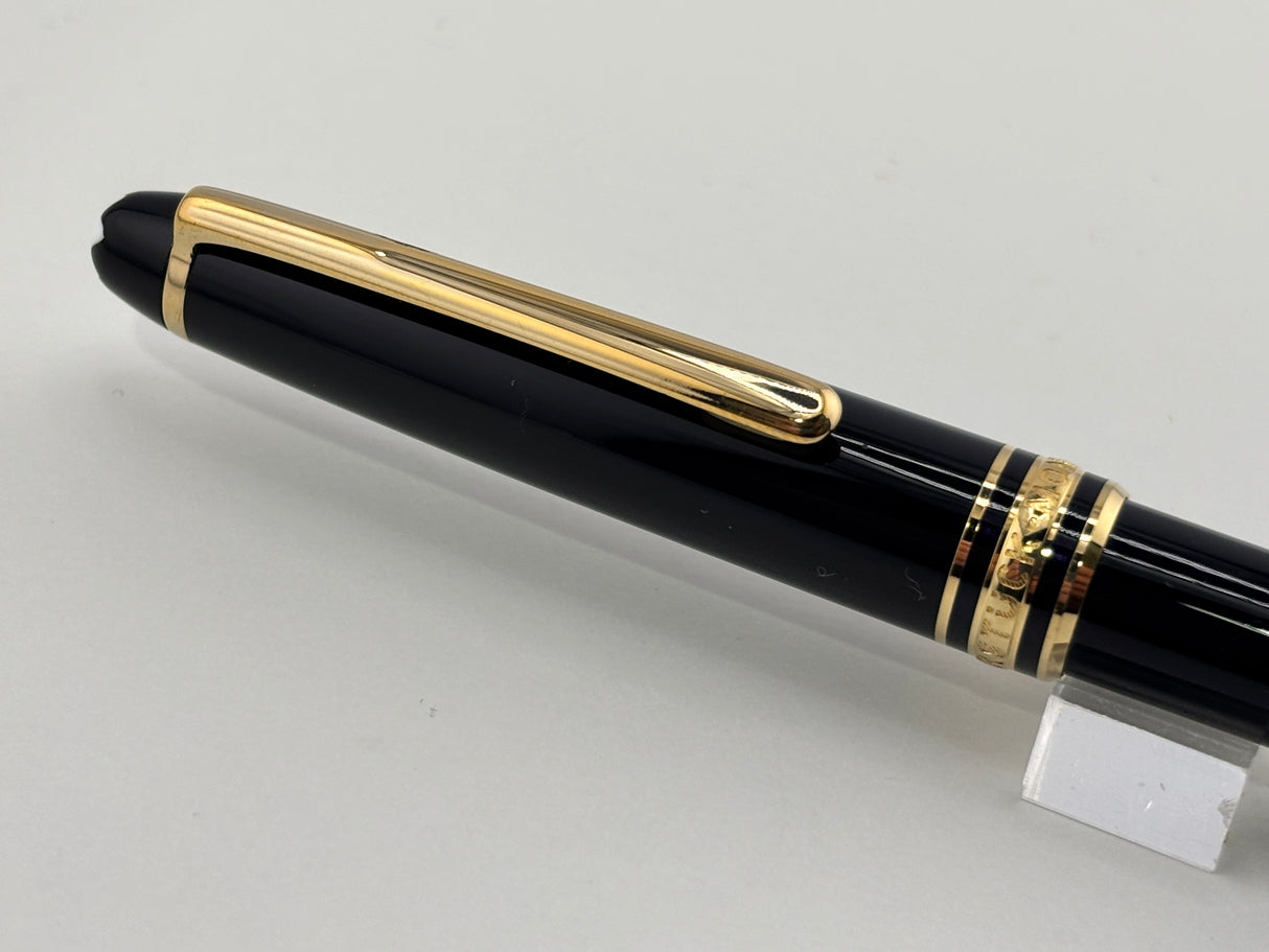 Montblanc Meisterstuck Black Classique Mechanical Pencil gold trim