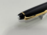 Montblanc Meisterstuck Black Classique Mechanical Pencil gold trim