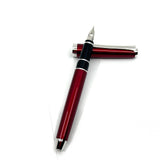 Pilot Burgundy Red Falcon II Metal Fountain Pen