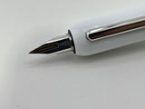 Lamy Dialog 3 White Rhodium trim - Gold nib EF - Fountain Pen