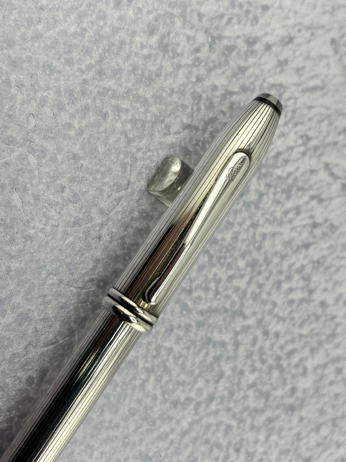 Cross townsend Sterling Silver Ribbed plated - Roller Ball