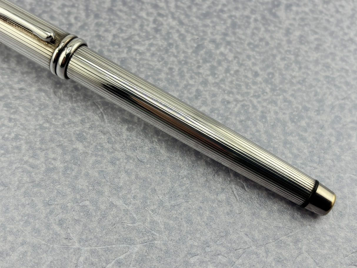 Cross townsend Sterling Silver Ribbed plated - Roller Ball