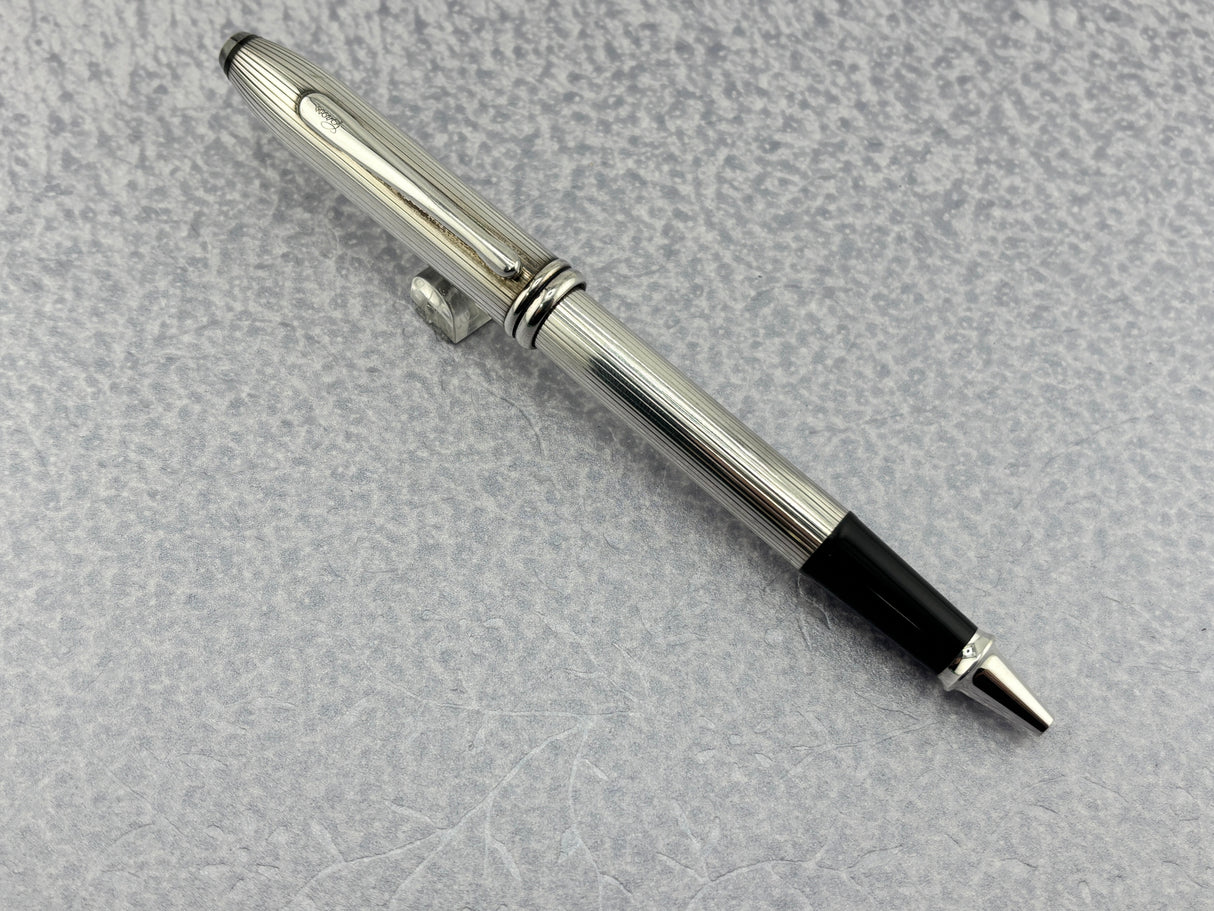 Cross townsend Sterling Silver Ribbed plated - Roller Ball