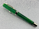 Visconti Opera Carrousel Demo Green  Mint Gold nib 14k Medium - Fountain Pen