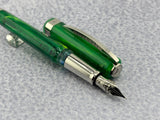 Visconti Opera Carrousel Demo Green  Mint Gold nib 14k Medium - Fountain Pen
