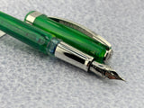 Visconti Opera Carrousel Demo Green  Mint Gold nib 14k Medium - Fountain Pen