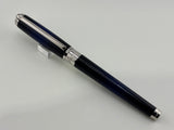 S.T Dupont Line D Atelier Navy Blue Rhodium trim - Fountain Pen