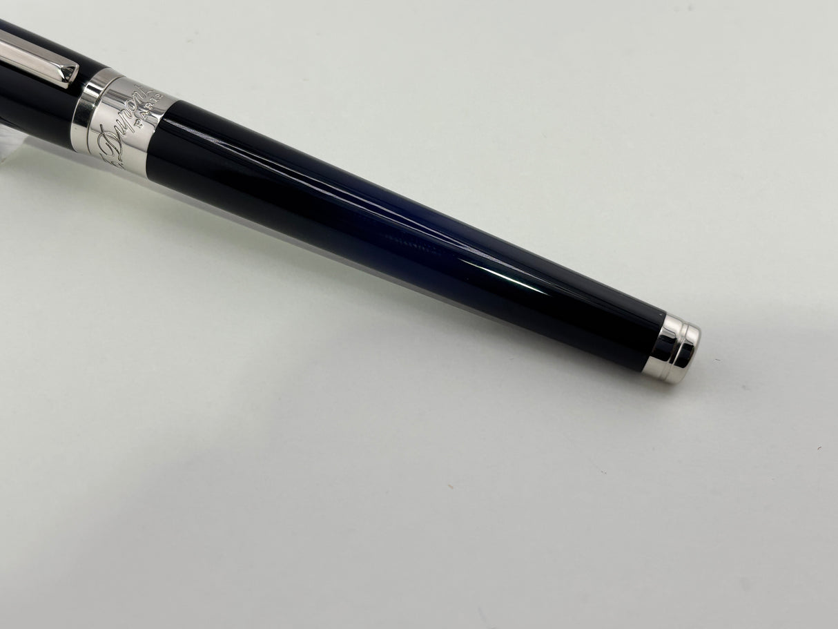 S.T Dupont Line D Atelier Navy Blue Rhodium trim - Fountain Pen