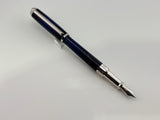 S.T Dupont Line D Atelier Navy Blue Rhodium trim - Fountain Pen