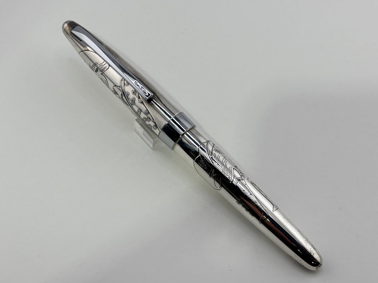Pilot Sterling Silver 925 Geisha Fountain Pen