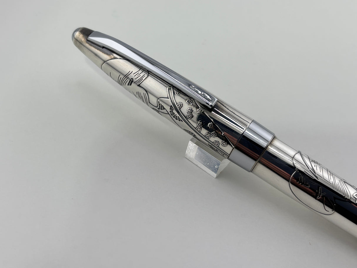 Pilot Sterling Silver 925 Geisha Fountain Pen