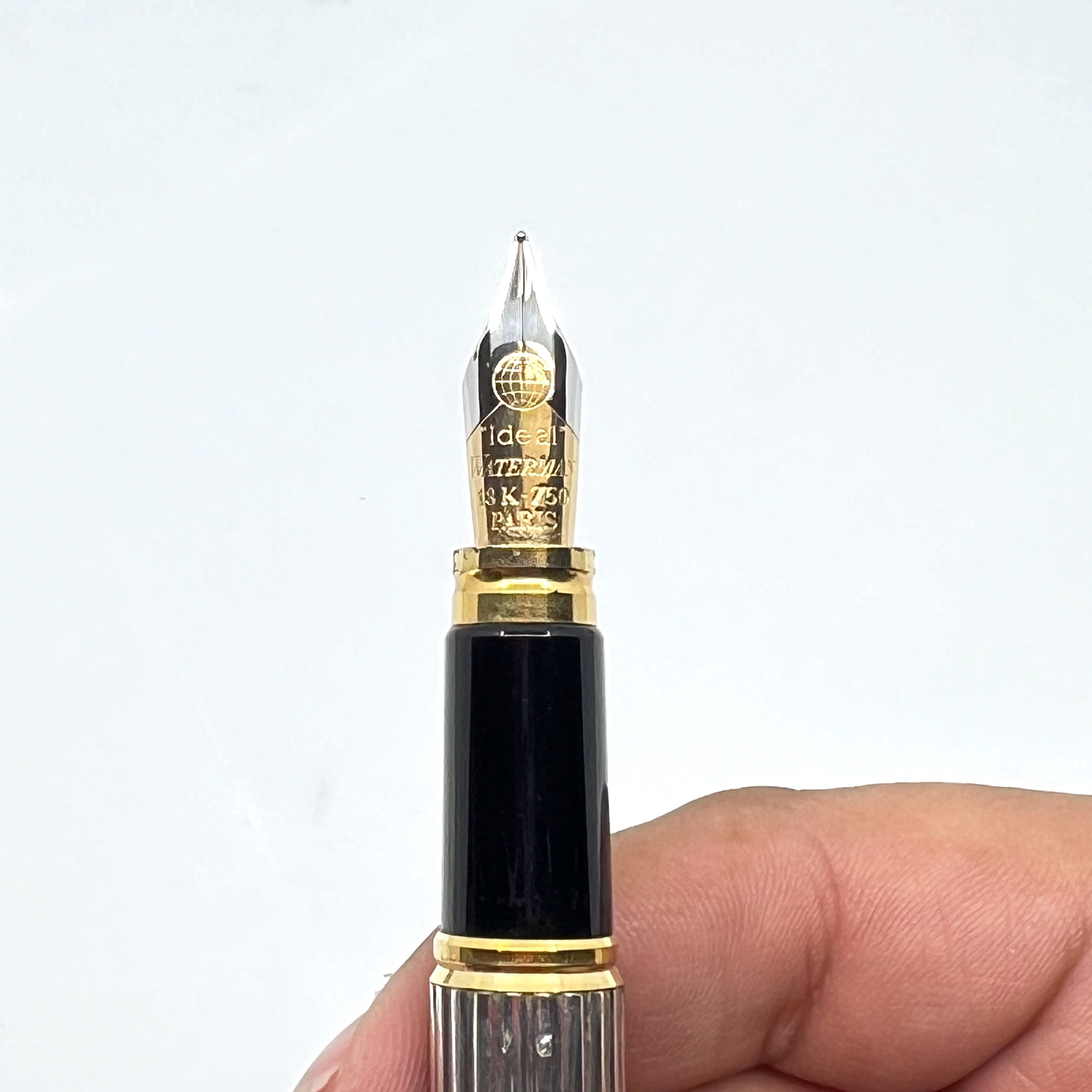 Waterman Man 100 Sterling Silver Fountain Pen - Fluted Design