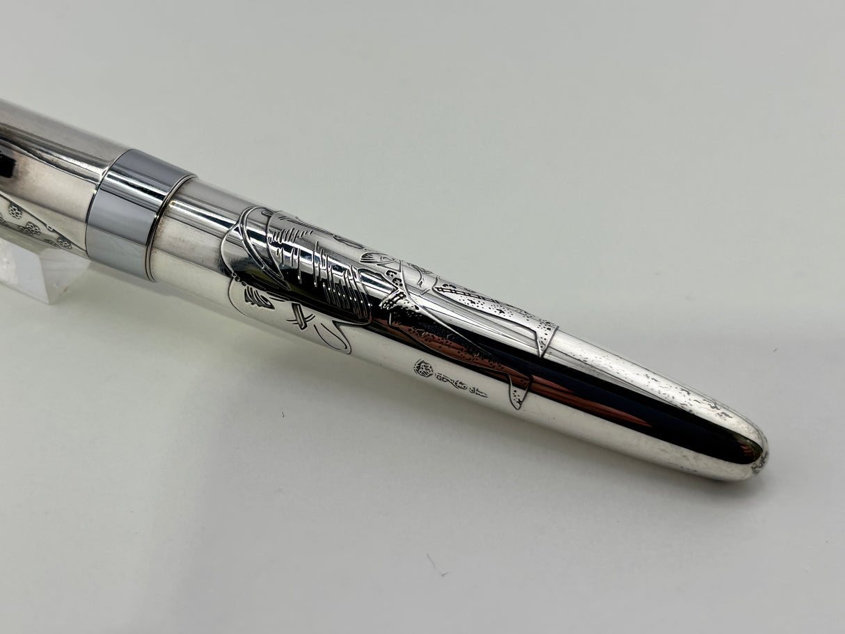 Pilot Sterling Silver 925 Geisha Fountain Pen