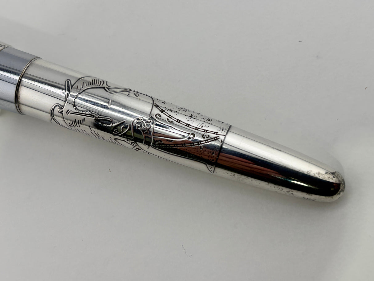 Pilot Sterling Silver 925 Geisha Fountain Pen