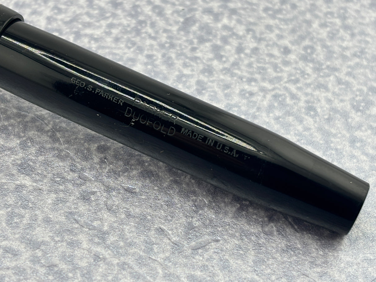 Parker Duofold Senior Black Streamline  - Fountain Pen