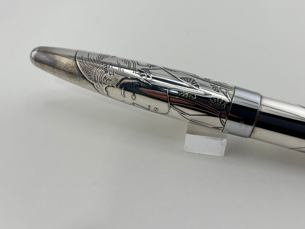 Pilot Sterling Silver 925 Geisha Fountain Pen