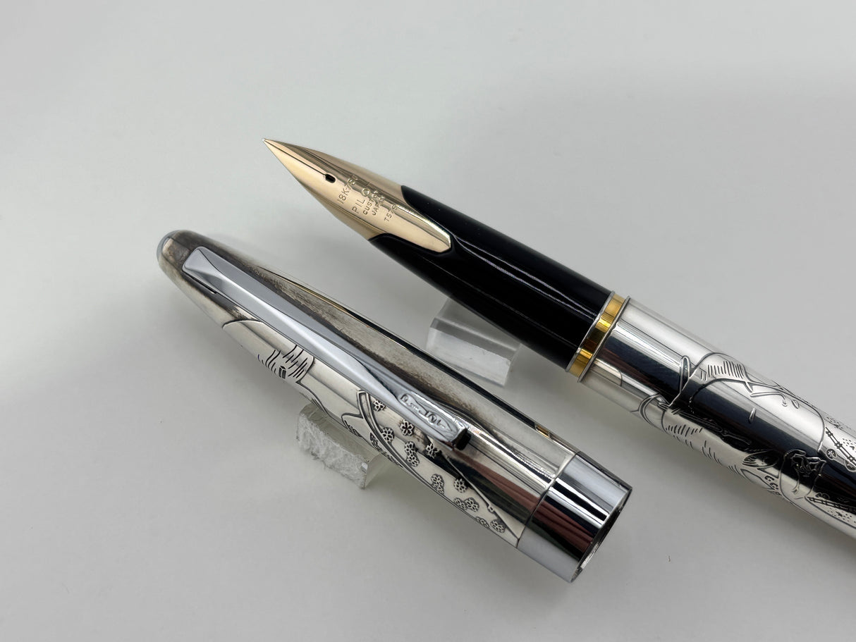Pilot Sterling Silver 925 Geisha Fountain Pen