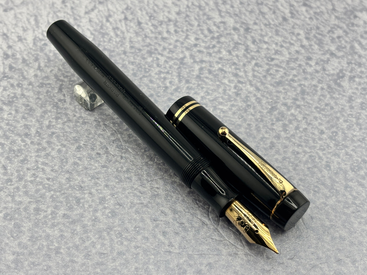 Parker Duofold Senior Black Streamline  - Fountain Pen