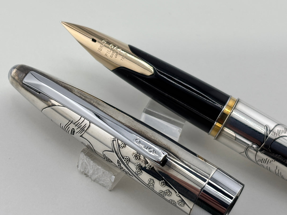 Pilot Sterling Silver 925 Geisha Fountain Pen