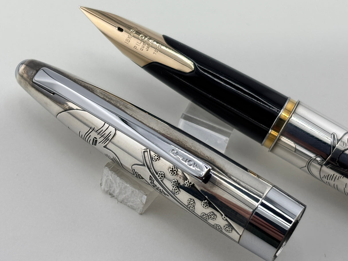 Pilot Sterling Silver 925 Geisha Fountain Pen