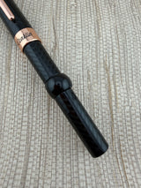 Conklin Mark Twain Crescent Black With Rose Gold Trim - Fountain Pen