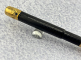 Parker 42 1/2 eyedropper chased with gold filled mountings black hard rubber Early 1900's  - Fountain Pen