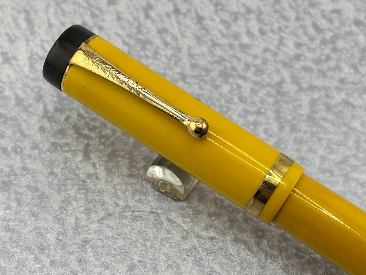 Parker Duofold Senior Yellow Mandarin - Fountain Pen