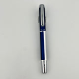 Pelikan Blue and Chrome Fountain Pen