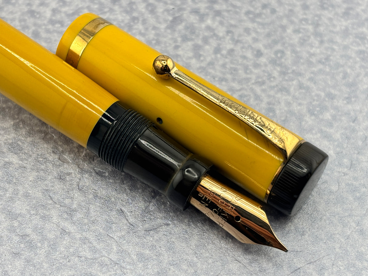 Parker Duofold Senior Yellow Mandarin - Fountain Pen