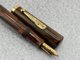 Waterman # 56 Woodgrain Ebonite (Hard Rubber)  Fountain Pen